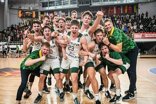 Lietuvos dvidešimtmečiai dramatiškai pateko į Europos čempionato finalą | Organizatorių nuotr.