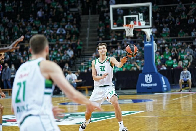 „Žalgirio“ – „Anadolu Efes“ rungtynių akimirka | Sportas.lt/Tito Pacausko nuotr.