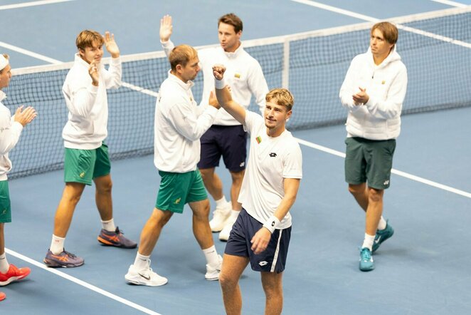 Edas Butvilas ir Vilius Gaubas prieš Patricką Agbo-Panzo ir Sodicką Noudogbessi | Sauliaus Čirbos nuotr.