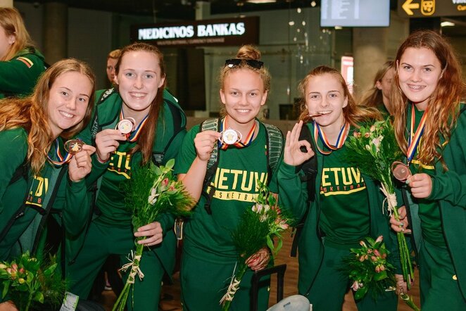Medalius Europos čempionate iškovojusios dvidešimtmetės grįžo į Lietuvą | Organizatorių nuotr.