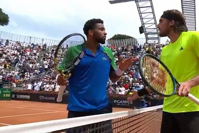 Arthuras Filsas ir Stefanos Tsitsipas | „Stop“ kadras