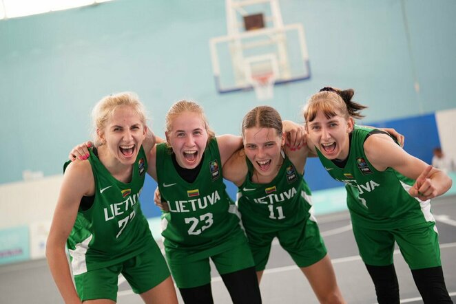 Lietuvos merginų 3x3 krepšinio rinktinė | Kipro Štreimikio nuotr.