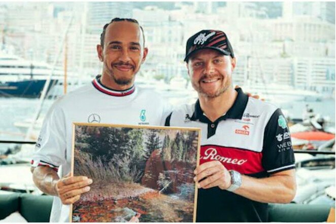 Lewisas Hamiltonas ir Valtteri Bottas | Instagram.com nuotr