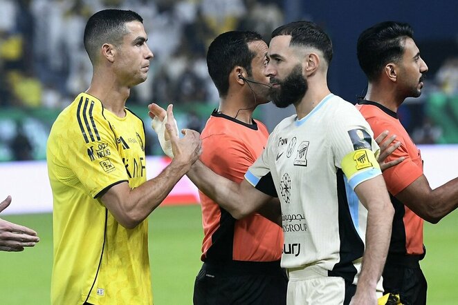 Cristiano Ronaldo ir Karimas Benzema | Scanpix nuotr.