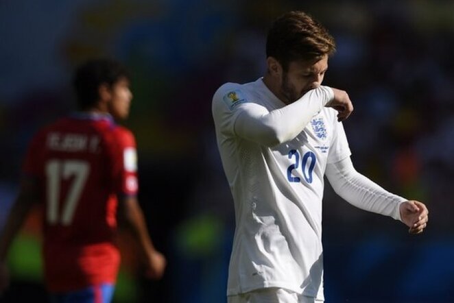 Kosta Rikos – Anglijos rungtynių akimirka | AFP/Scanpix nuotr.