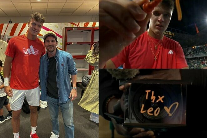 Jakubas Menšikas ir Lionelis Messi | Instagram.com nuotr