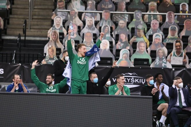 „Žalgiris“ – „Chimki“ rungtynių akimirka | Eriko Ovčarenko / BNS foto nuotr.