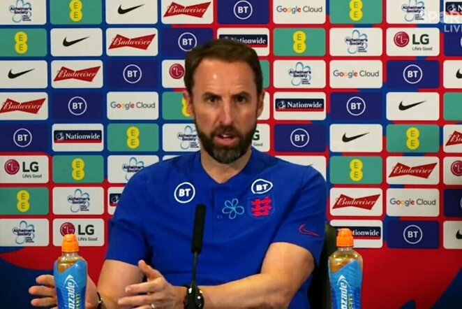 Garethas Southgate'as | „Twitter“ nuotr.