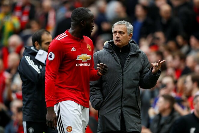 Romelu Lukaku ir Jose Mourinho | Scanpix nuotr.