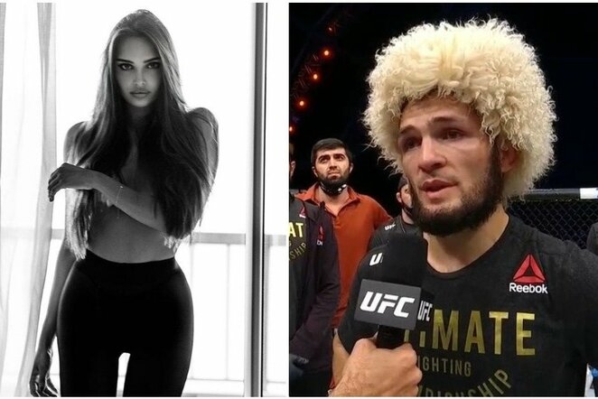 Karolina Sevastjanova ir Chabibas Nurmagomedovas | Instagram.com nuotr