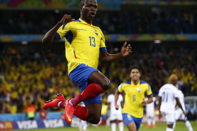 Ekvadoro herojus Enneras Valencia | Reuters/Scanpix nuotr.