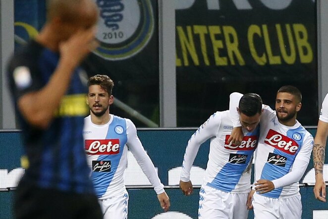 „Inter“ – „Napoli“ rungtynių akimirka | Scanpix nuotr.