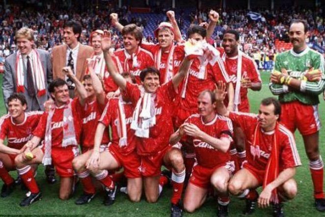 „Liverpool“ triumfas 1990 metais | „Twitter“ nuotr.
