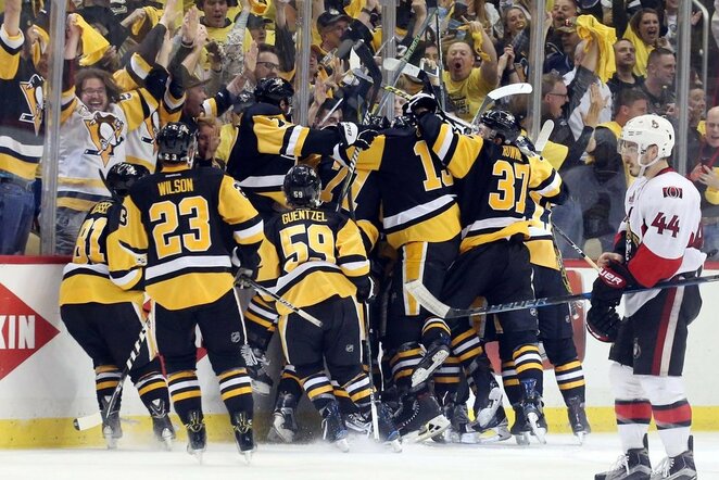 „Penguins“ - „Senators“ rungtynių akimirka | Scanpix nuotr.