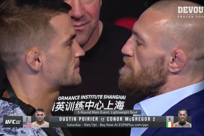Dustinas Poirier ir Conoras McGregoras | Youtube.com nuotr.