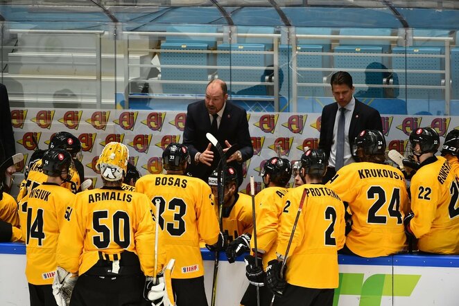 Lietuvių ir slovėnų rungtynės | IIHF nuotr.