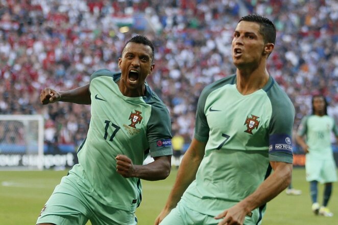 Nani ir Cristiano Ronaldo mušė įvarčius Portugalijos gretose | Scanpix nuotr.