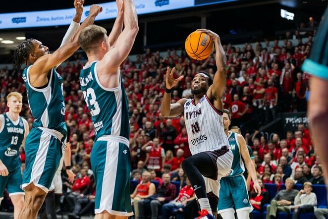 „Rytas“ – „Legia“ rungtynių akimirka | Patricijos Adamovič / BNS nuotr.