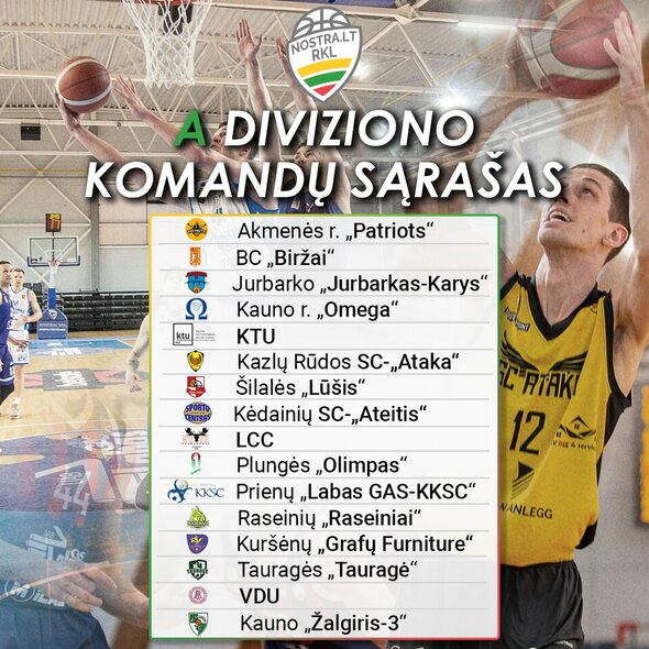 Komandų sąrašas | Organizatorių nuotr.