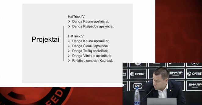 LFF biudžeto pristatymas | Organizatorių nuotr.