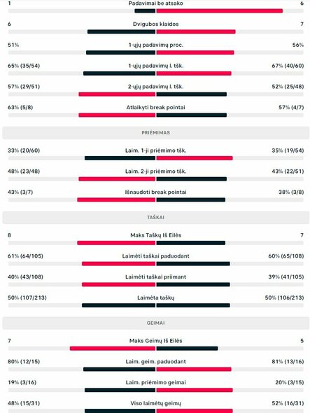 Mačo statistika: R.Berankis - G.Loffhagenas | Organizatorių nuotr.