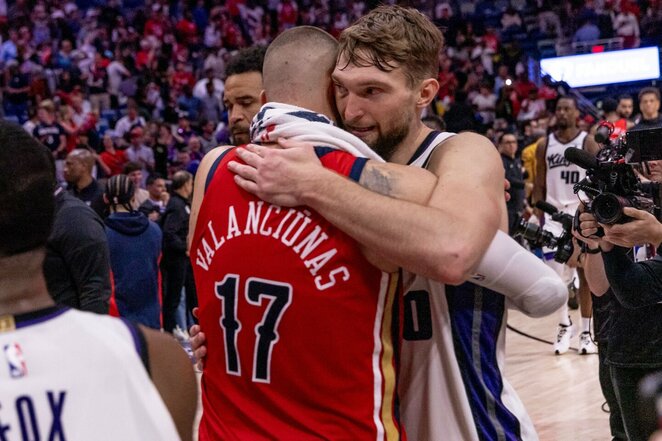 Jonas Valančiūnas, Domantas Sabonis | Scanpix nuotr.