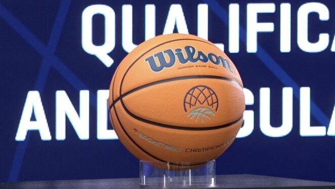 Naujasis FIBA Čempionų lygos kamuolys | „Stop“ kadras