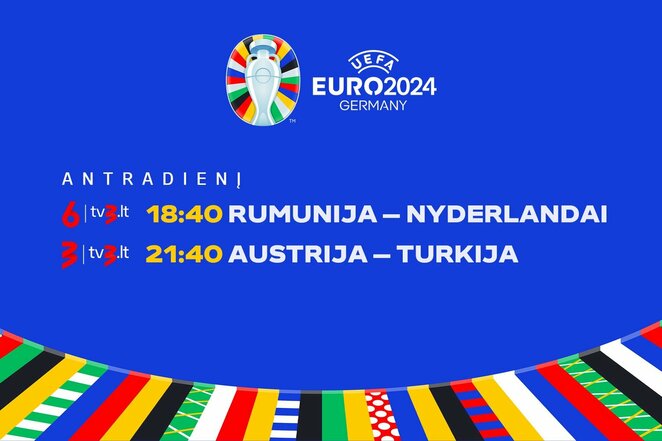 Transliacijų tvarkaraštis | Organizatorių nuotr. Transliacijų tvarkaraštis | Organizatorių nuotr.