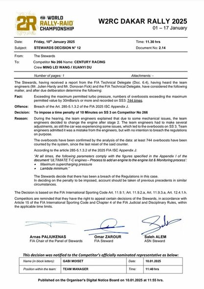 Teisėjų sprendimas | Organizatorių nuotr. Teisėjų sprendimas | Organizatorių nuotr.