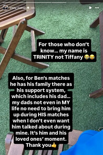 Trinity Rodman komentaras | Instagram.com nuotr