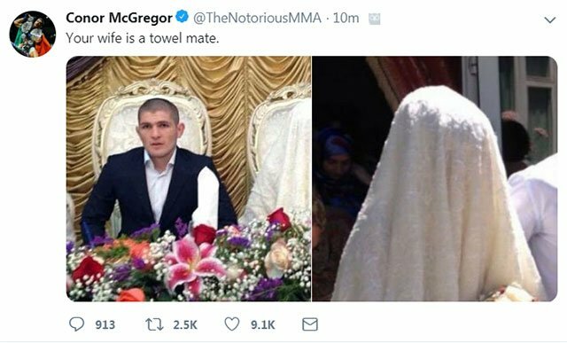 C.McGregoro žinutė | „Twitter“ nuotr.