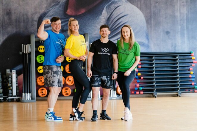 Olimpiečius subūrė bendra treniruotė sporto klube | Kipro Štreimikio nuotr.