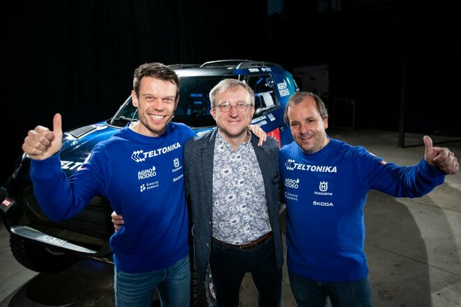 „Teltonika Racing“ komandos pristatymas | Luko Balandžio / BNS foto nuotr. „Teltonika Racing“ komandos pristatymas | Luko Balandžio / BNS foto nuotr.