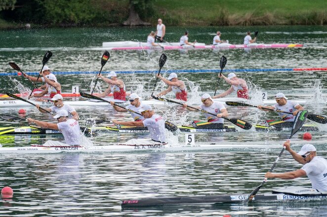 Simonas Maldonis, Viktoras Čaplinskis, Ignas Navakauskas ir Artūras Seja (canoe.lt nuotr.) | Organizatorių nuotr.