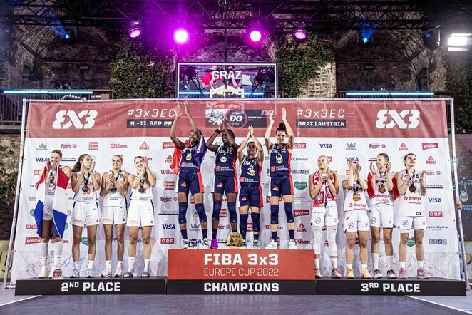 Čempionato prizininkės | FIBA nuotr.