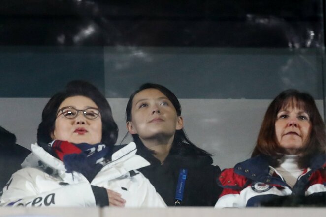 JAV viceprezidento žmona, Šiaurės Korėjos lyderio sesuo ir Pietų Korėjos prezidento žmona | Scanpix nuotr.
