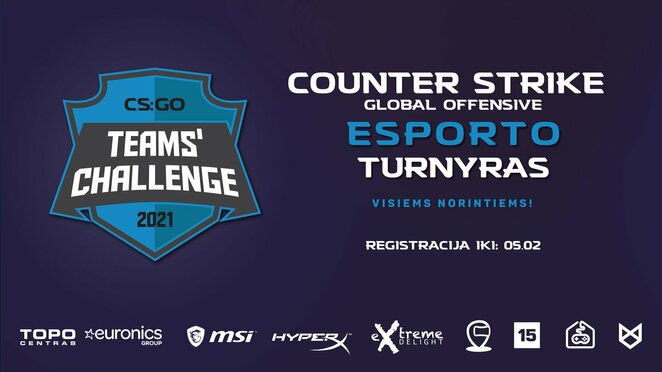 „CS:GO Teams Challenge“ | Organizatorių nuotr.