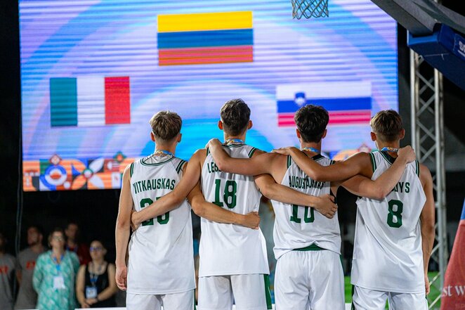 Lietuvos 3x3 krepšinio vaikinų rinktinė | Roko Snarskio nuotr.