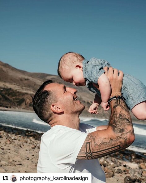 Egidijus Kavaliauskas su sūnumi | Instagram.com nuotr