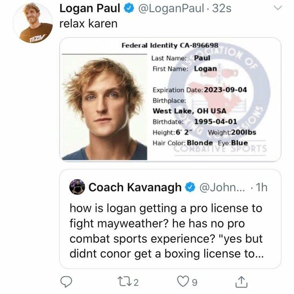 Logano Paulo ištrinta žinutė | „Twitter“ nuotr.