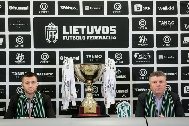 Optibet LFF supertaurės spaudos konferencija | LFF nuotr. Optibet LFF supertaurės spaudos konferencija | LFF nuotr.