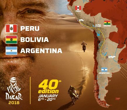 2018 m. Dakaro ralio maršrutas | Organizatorių nuotr.