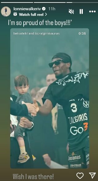 Lonnie Walkerio žinutė | Instagram.com nuotr