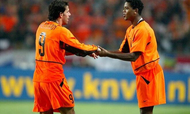 Ruudas van Nistelrooy‘us ir Patrickas Kluivertas | „Twitter“ nuotr.
