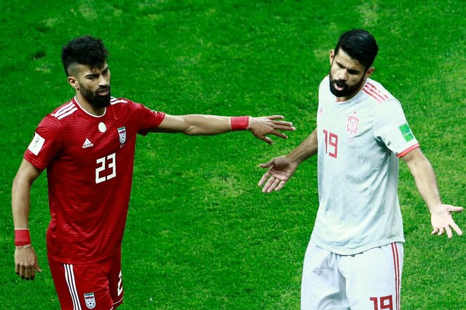 Irano - Ispanijos rungtynių akimirka | Scanpix nuotr.
