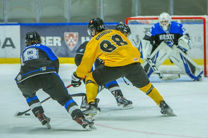 Lietuvių ir estų rungtynės | hockey.lt nuotr.