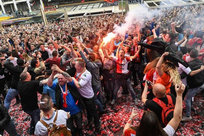 „Feyenoord“ fanai | Scanpix nuotr.