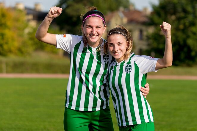 Viktorija Horbach ir Kristina Kozub futbolas.lt nuotr.