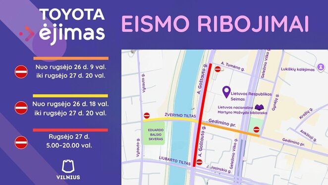 Eismo ribojimai | Organizatorių nuotr.