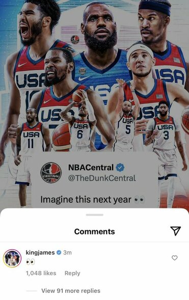 LeBrono Jameso žinutė | Organizatorių nuotr. LeBrono Jameso žinutė | Organizatorių nuotr.